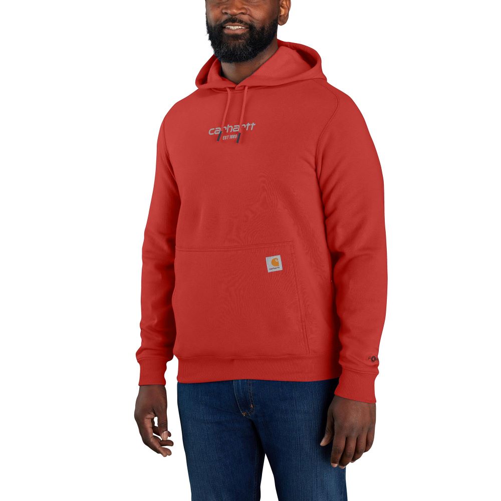 LEO: Box Logo Hoodie Red Large  Red hoodie, Hooded sweatshirts