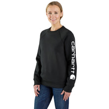 'Carhartt' Women's Graphic Crewneck Sweatshirt - Black