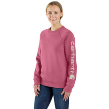 'Carhartt' Women's Graphic Crewneck Sweatshirt - Woodrose