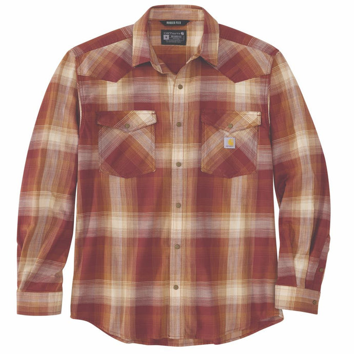 'Carhartt' Men's Montana Snap Plaid - Barnwood