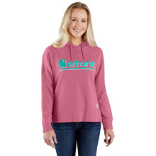 'Carhartt' Women's Graphic Hooded Sweatshirt - Woodrose