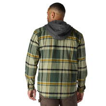 'Carhartt' Men's Flannel Fleece Hooded Jacket - Forestry Green