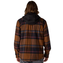 'Carhartt' Men's Flannel Fleece Hooded Jacket - Black