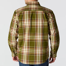 'Carhartt' Men's Heavyweight Plaid Flannel - Dark Bronzed Green