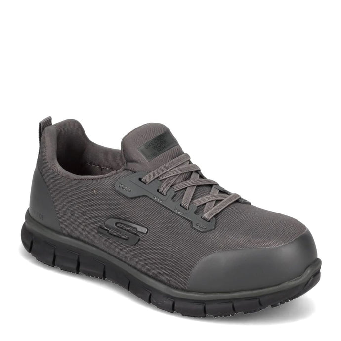 'Skechers' Women's Work: Sure Track-Irmo EH Alloy Toe - Charcoal