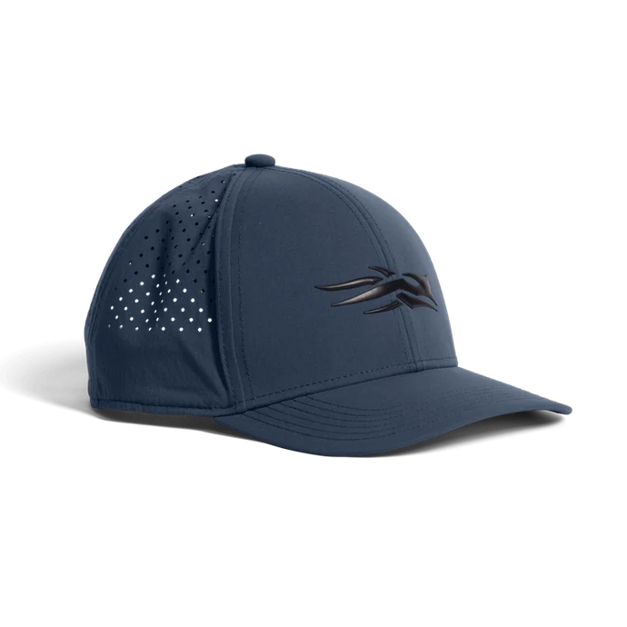 'Sitka' Men's Icon Plus Mid Pro Trucker Cap - Starlight Blue