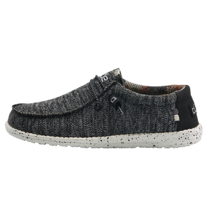 'Hey Dude' Men's Wally Sox Classic - Black / White