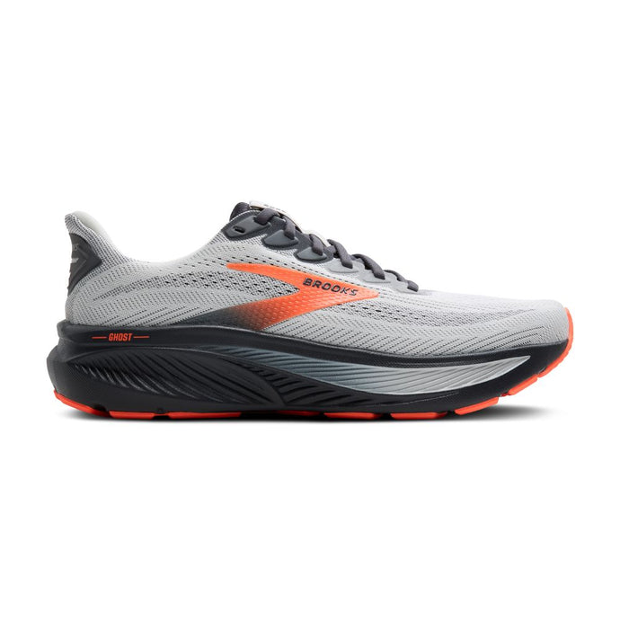 'Brooks' Men's Ghost 17 - Oyster Mushroom / Orange / Ebony