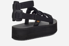 'Teva' Women's Flatform Mevia Sandal - Black