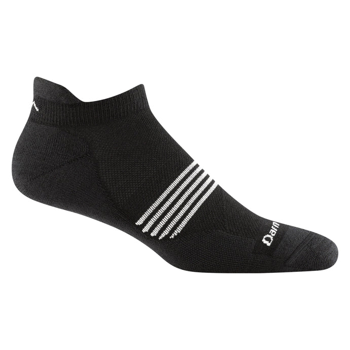 'Darn Tough Vermont' Men's Element No Show Tab Lightweight Running Socks - Black