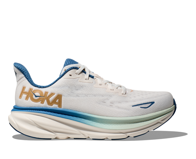 'Hoka' Men's Clifton 9 - Frost / Gold