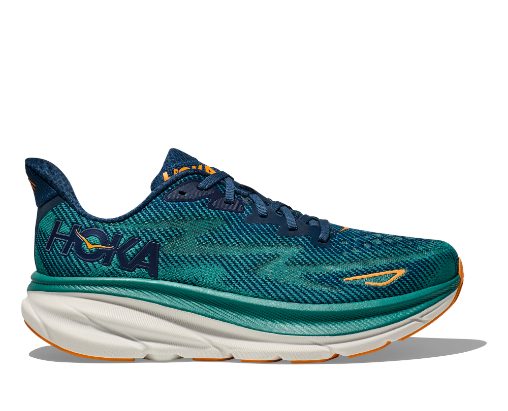 'Hoka' Men's Clifton 9 - Midnight / Oceanic