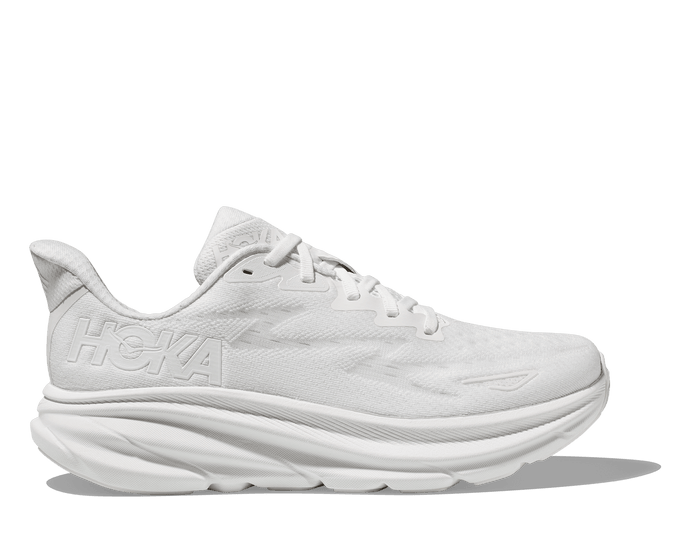 'Hoka' Women's Clifton 9 - White / White