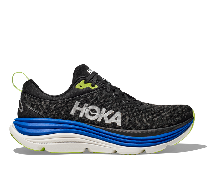 'HOKA' Men's Gaviota 5 - Black / Electric Cobalt