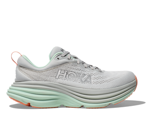 'HOKA' Women's Bondi 8 - Stardust / Aqua Breeze