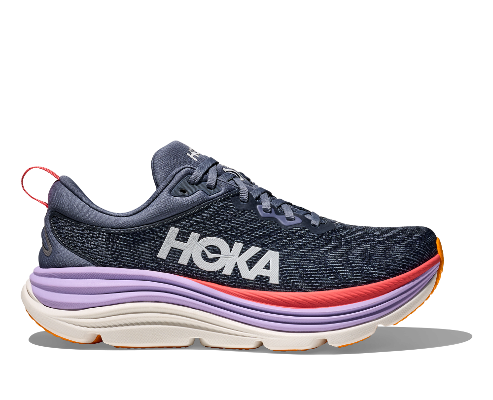 'HOKA' Women's Gaviota 5 - Anchor / Grapefruit