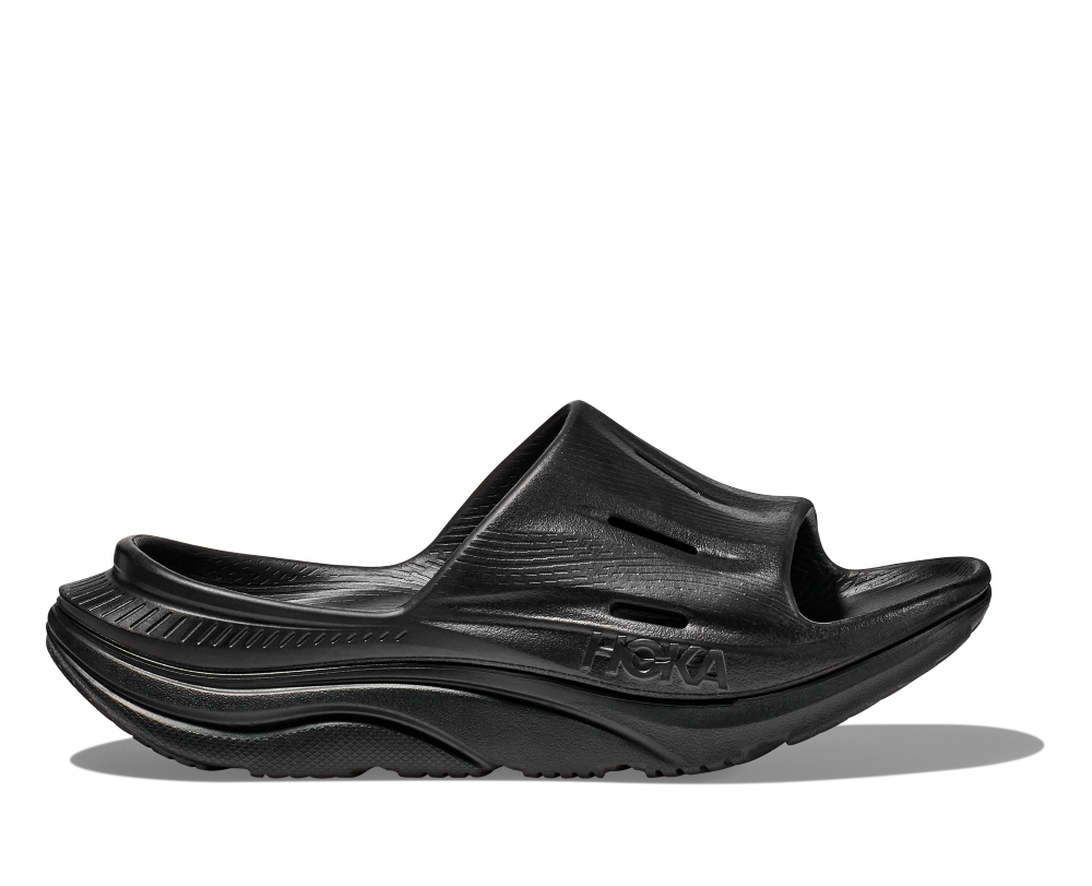 'Hoka' Men's Ora Recovery Slide 3 - Black / Black