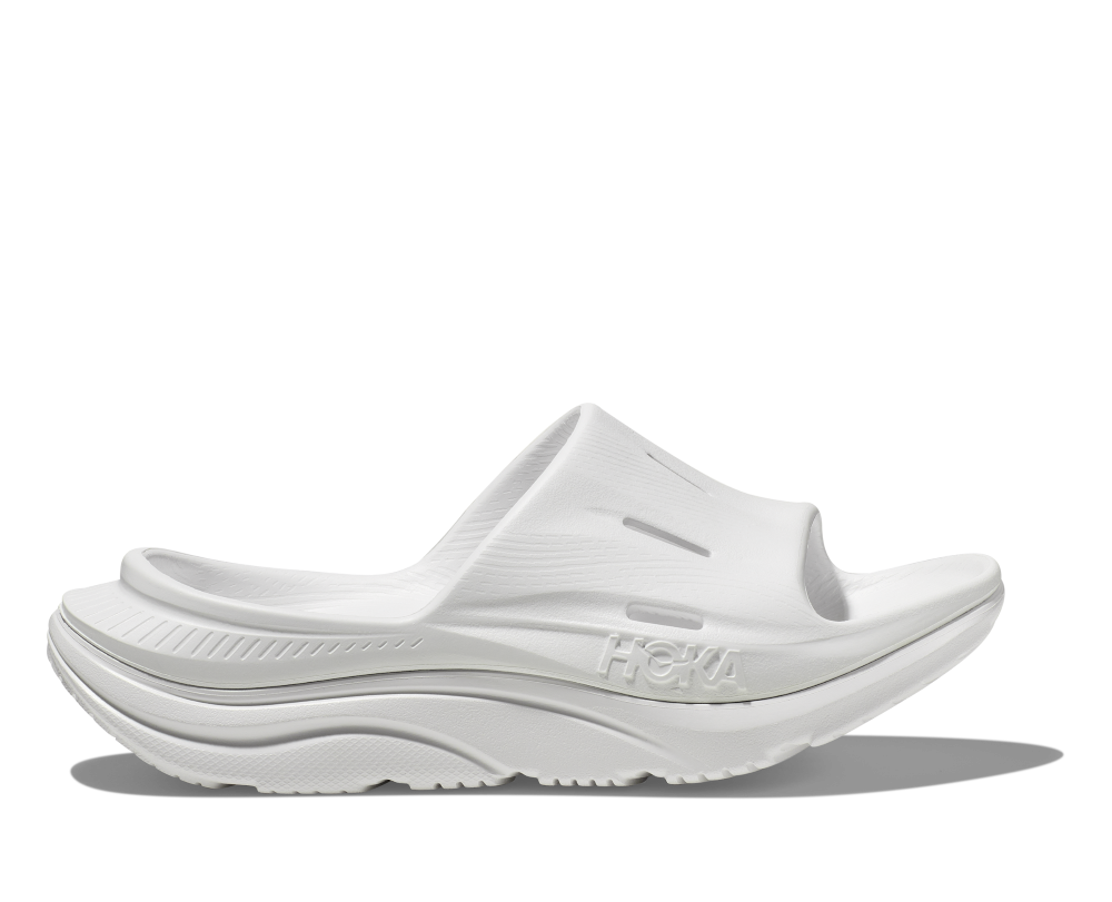 Hoka' Men's Ora Recovery Slide 3 - White / White