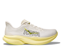 'HOKA' Women's Mach 6 - White / Neon Hoka Citrus