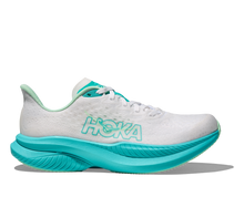 'HOKA' Women's Mach 6 - White / Cielo Blue