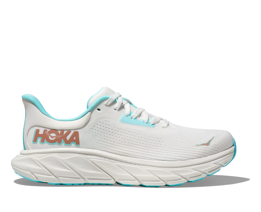 'Hoka' Women's Arahi 7 - Frost /  Rose Gold (Wide)