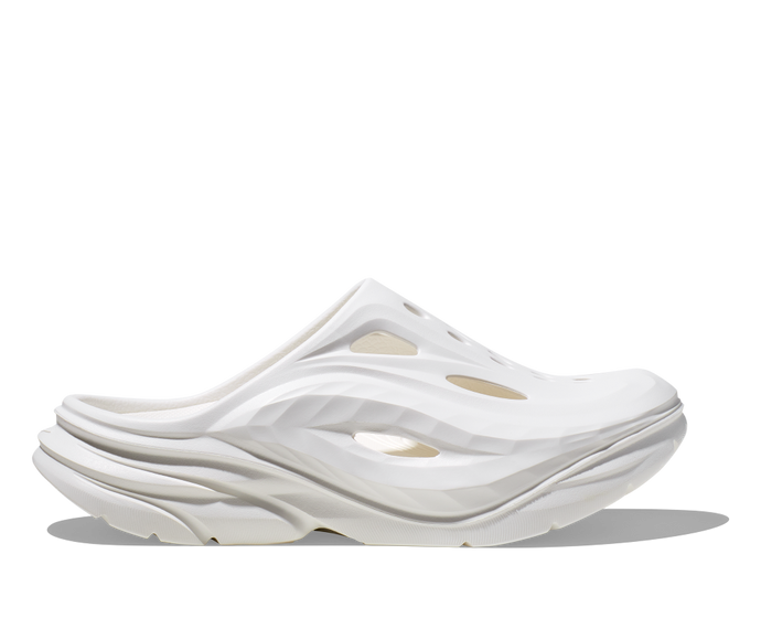 'Hoka' Unisex Ora Recovery Mule - White / White