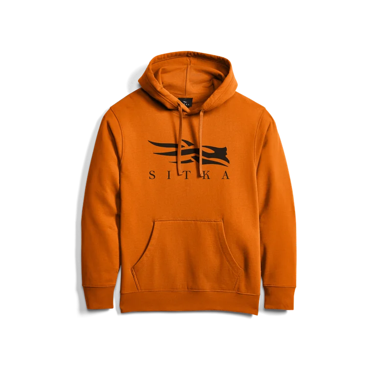 'Sitka' Men's Icon Pullover Hoodie - Ultra Orange