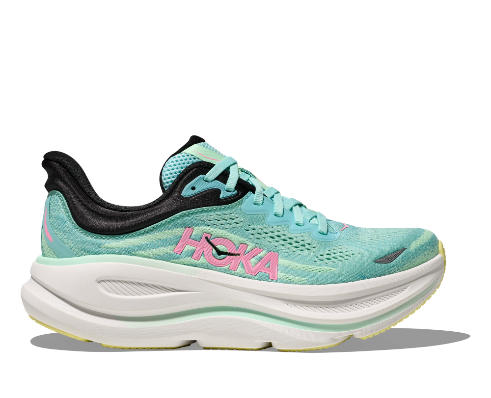 'HOKA' Women's Bondi 9 - Blue Spark / Mint