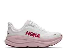 'HOKA' Women's Bondi 9 - White / Pink Opal