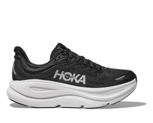 'HOKA' Men's Bondi 9 - Black / White (Wide)