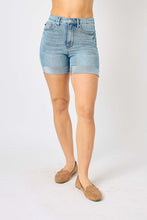 'Judy Blue Jeans' Women's Tummy Control Shorts- Light Blue