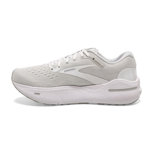 'Brooks' Women's Ghost Max - White / Oyster / Metallic Silver