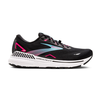 'Brooks' Women's Adrenaline GTS 23 GTX - Black / Knockout Pink / Blue