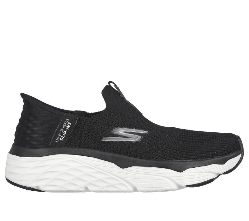 Skechers' Women's Slip-ins: Max Cushioning Elite-Smooth - Black / Whi –  Trav's Outfitter