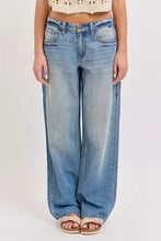 'Cello' Women's Low Rise Baggy Jeans - Light Blue
