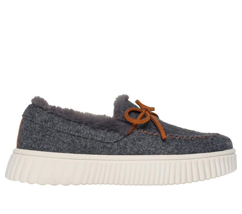 'Skechers' Women's Cozy Ojai Slippers - Dark Grey