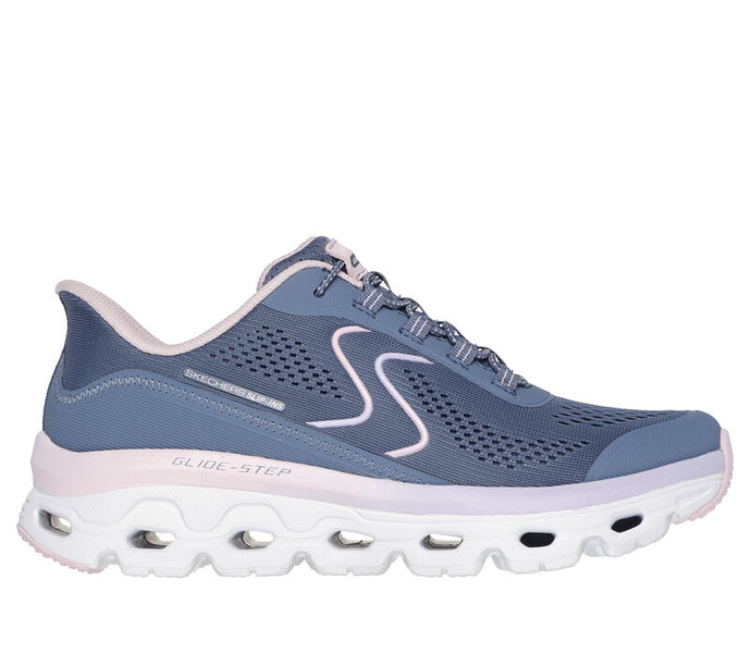 'Skechers' Women's Glide-Step Sole - Blue / Pink