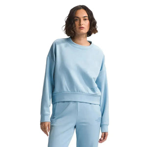 'The North Face' Women's Horizon Performance Fleece Crew Sweatshirt - Steel Blue