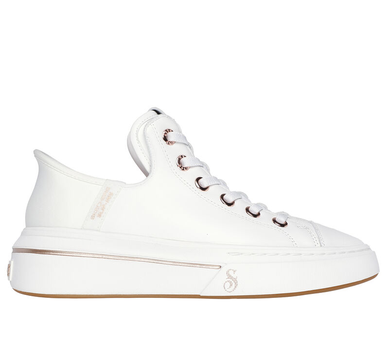 'Skechers' Women's Slip-ins: Snoop One - Leather - White