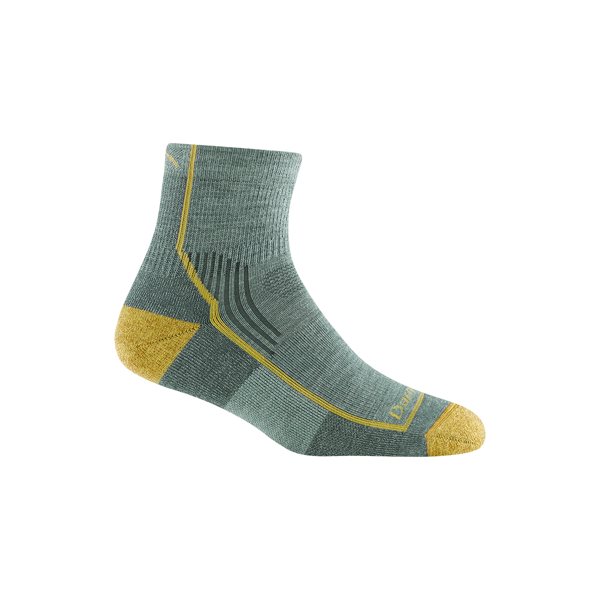 'Darn Tough Vermont' Women's Hiker Quarter Midweight Hiking Socks - Sage
