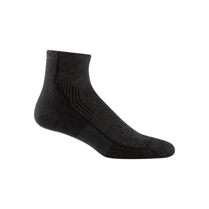 'Darn Tough Vermont' Men's 1/4 Midweight Hiker Socks - Black