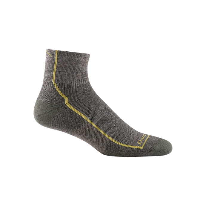 'Darn Tough Vermont' Men's 1/4 Midweight Hiker Socks - Taupe