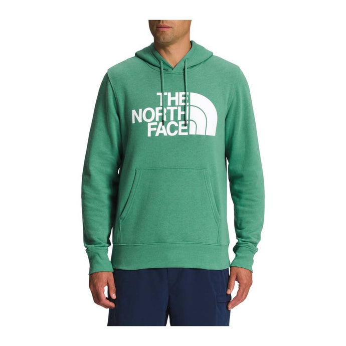 'The North Face' Men's Half Dome Pullover Hoodie - Deep Grass Green / TNF White