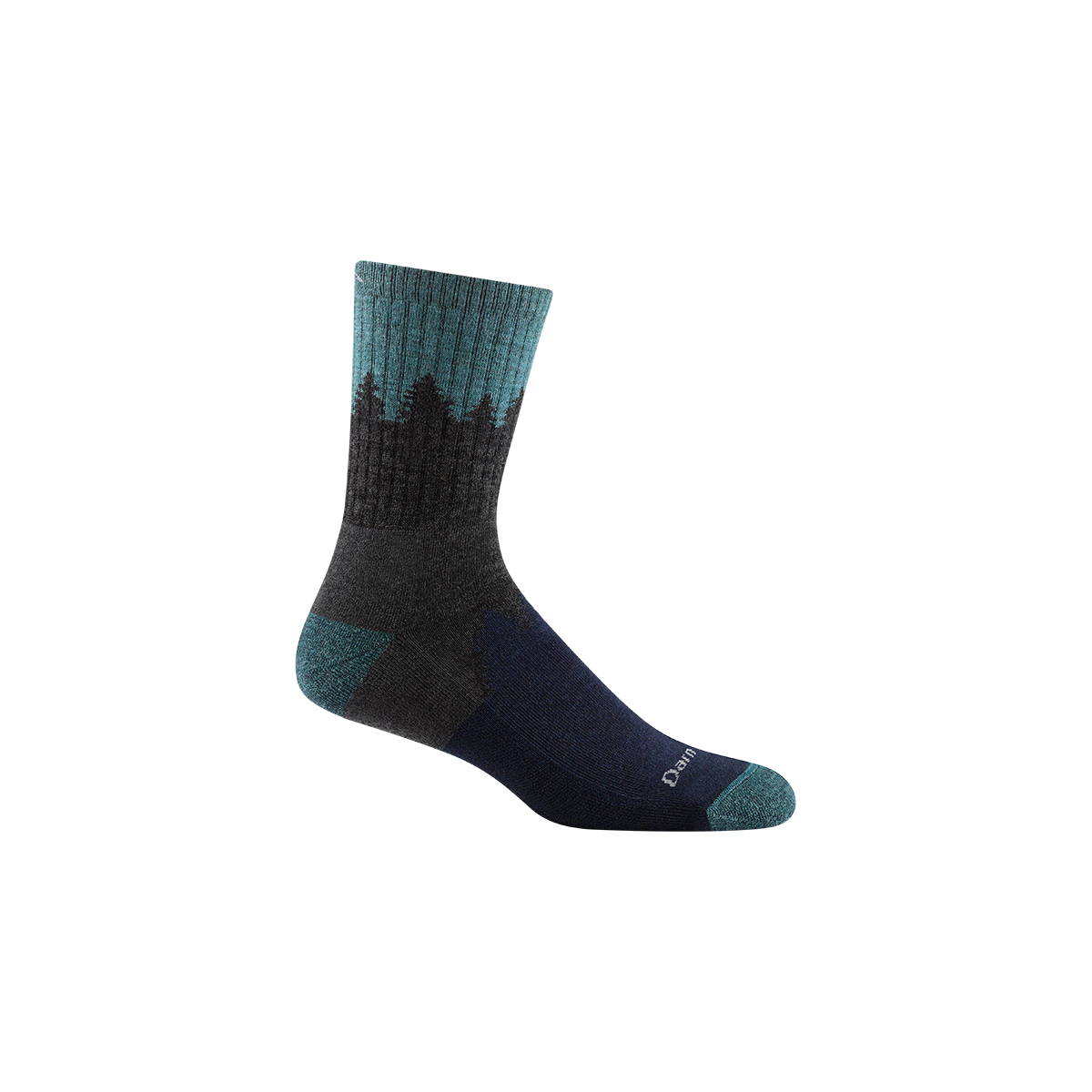 'Darn Tough Vermont' Men's #2 Micro Midweight Crew Socks - Grey