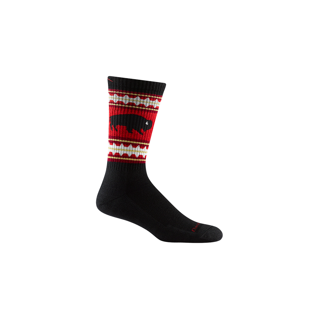 'Darn Tough Vermont' Men's Vangrizzle Boot Midweight Hiking Socks - Black