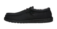 'HEY DUDE' Men's Wally Stretch Canvas - Black