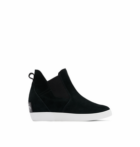 'Sorel' Women's Out 'N About Slip On WP Wedge Bootie - Black / White