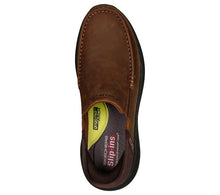 'Skechers' Men's Slip-ins Relaxed Fit: Parson-Oswin - Dark Brown (Extra Wide)