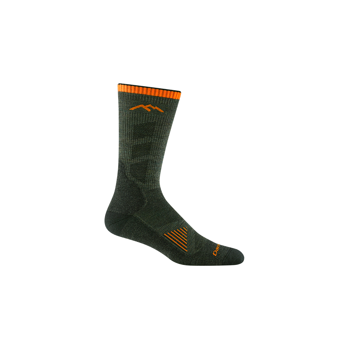 'Darn Tough Vermont' Men's Boot Lightweight Hunting Socks - Forest