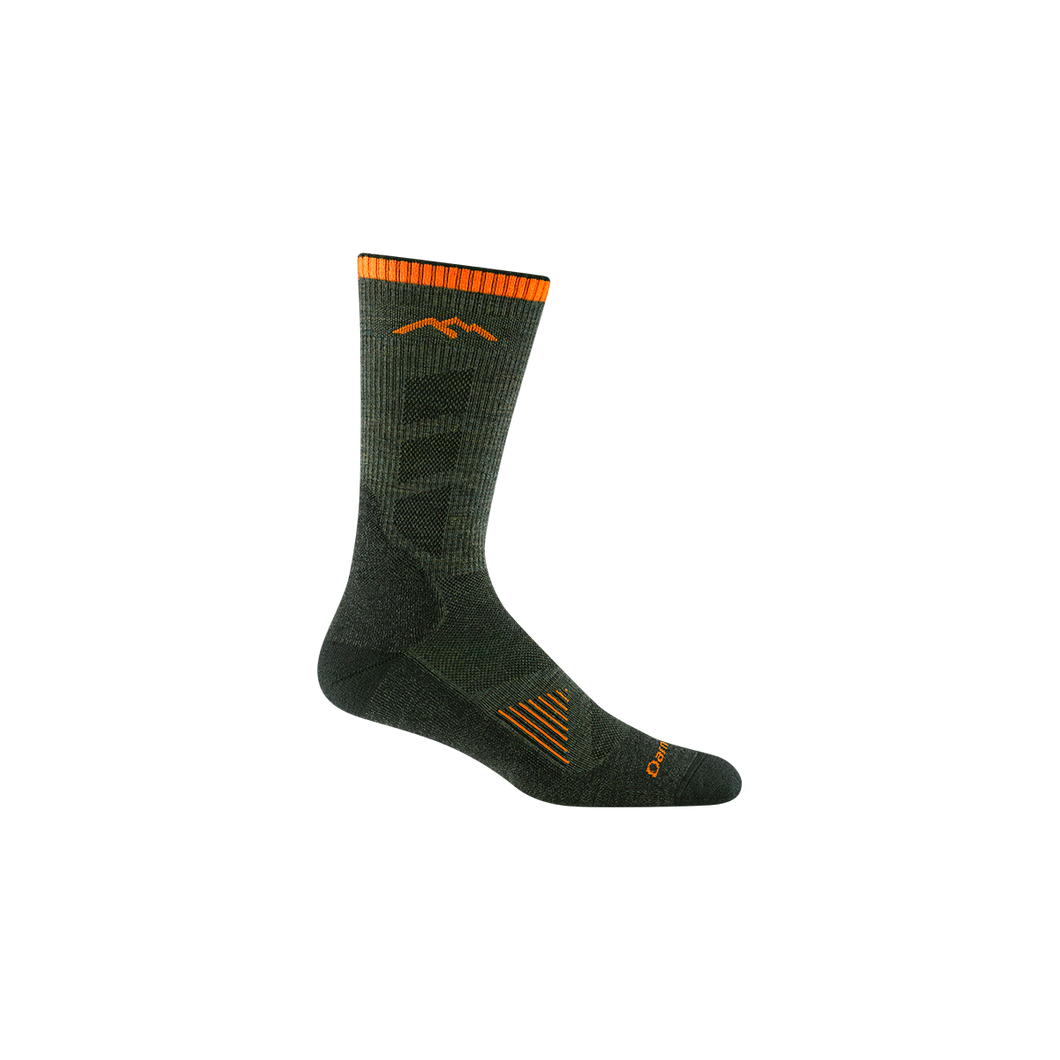 'Darn Tough Vermont' Men's Boot Lightweight Hunting Socks - Forest